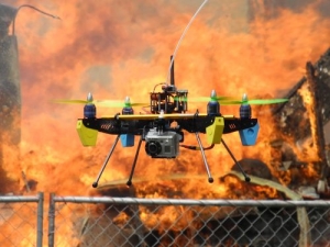 fire drone