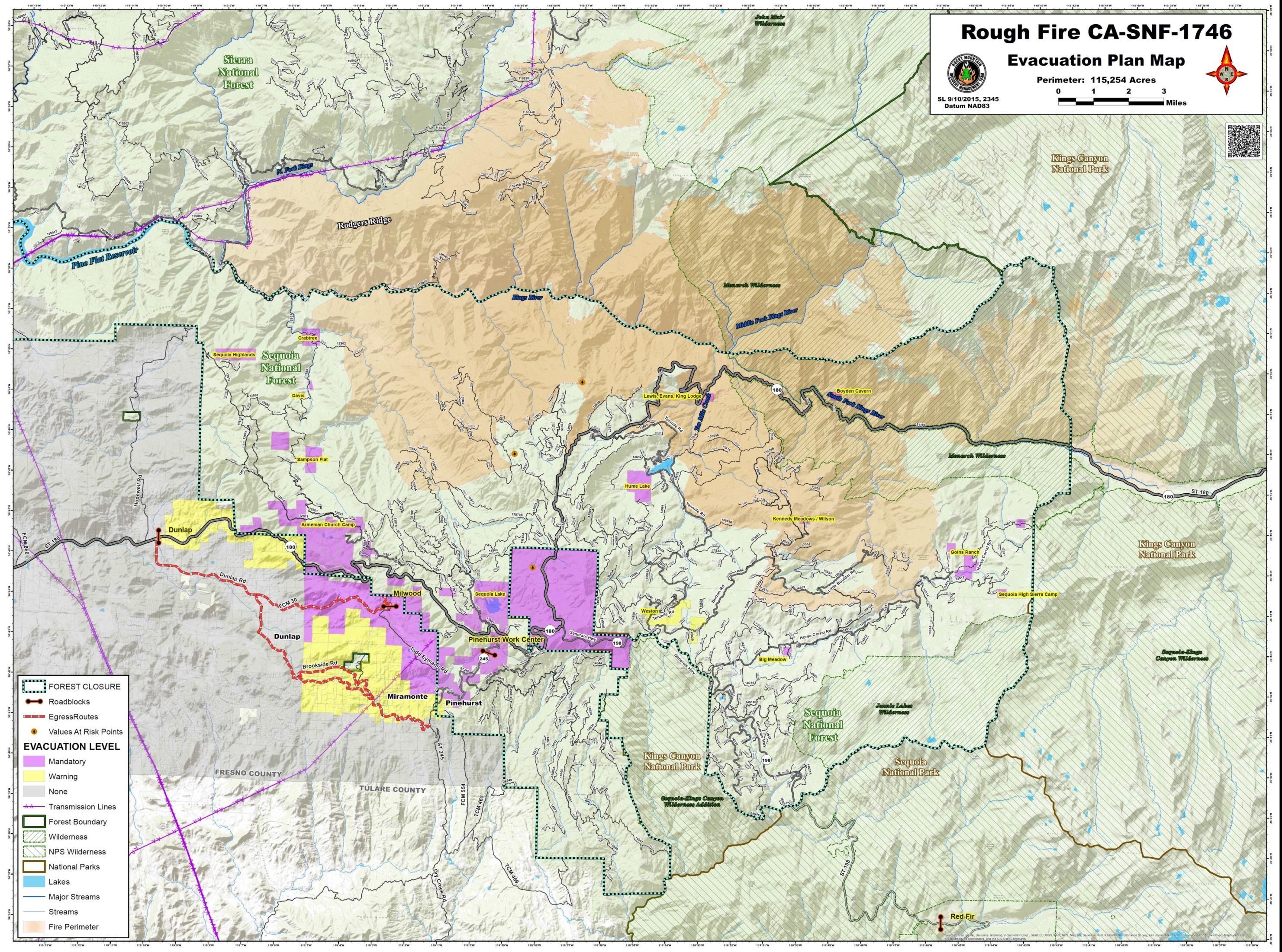 Fire Evacuations Ordered For Residents of Dunlap | KMJ-AF1