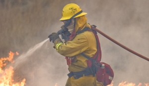 Harris Fire In San Diego Co, California