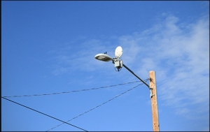 ShotSpotter on pole