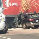 Car Hits McDonald’s Delivery Truck